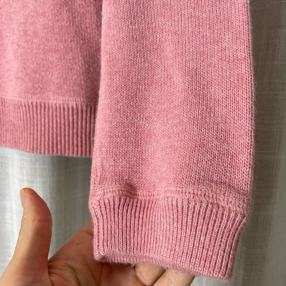 Eddie Bauer Vintage 100% Cotton Made in Japan Pink Pullover Sweater Size XS - Picture 4 of 8
